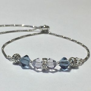 Crystal Bolo Bracelet - Night Gaze